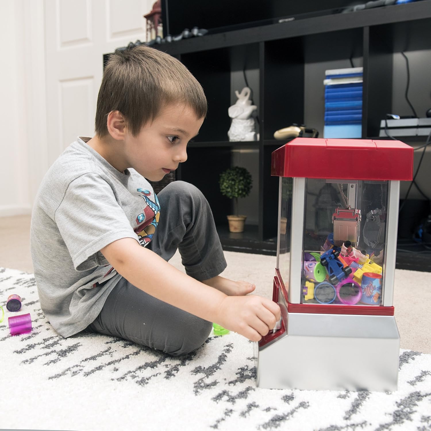 Carnival Crane Claw Game - Features Animation and Sounds for Exciting Pretend Play - Ages 8+