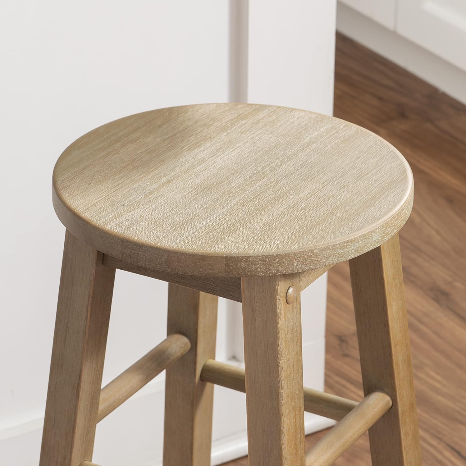 Linon 29-Inch Barstool With Round Seat