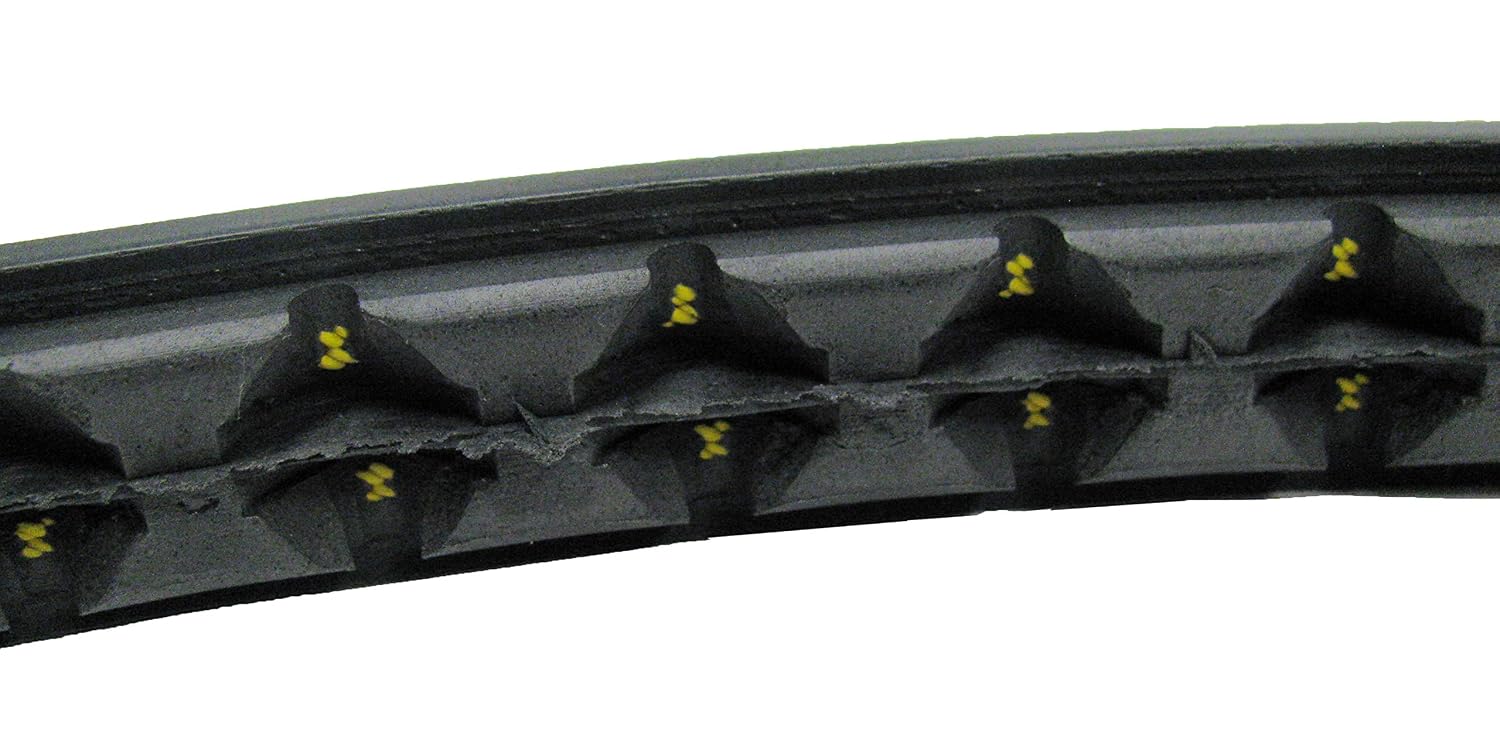 The Aftermarket Group Wheelchair Tire, Low Profile Urethane Foam, Pyramid Shape, Grey, 24" x 1", TAG141001