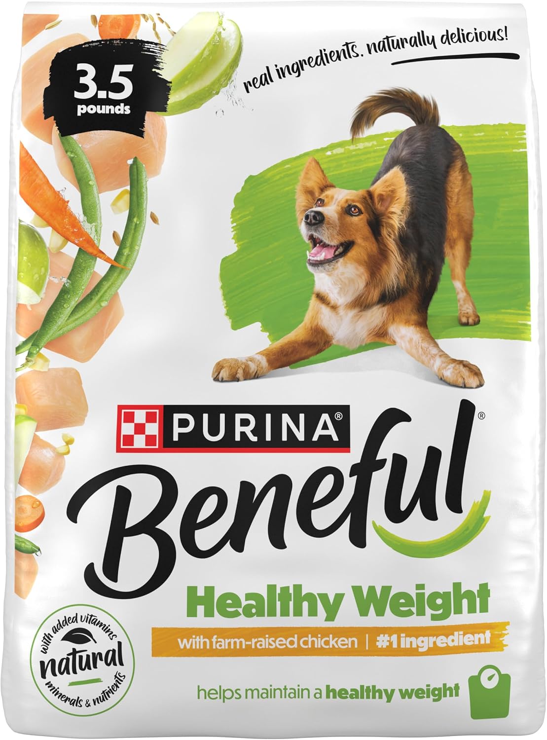 Purina Beneful Healthy Weight With Farm-Raised Chicken Natural Dog Food Dry Formula With Added Vitamins