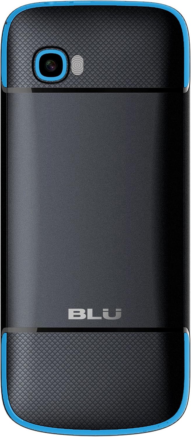 BLU T276T Black Blue Jenny TV 2.8 Unlocked GSM Dual-SIM Cell Phone w/ 1.3MP Camera - Unlocked Cell Phones - Retail Packaging - Black Blue
