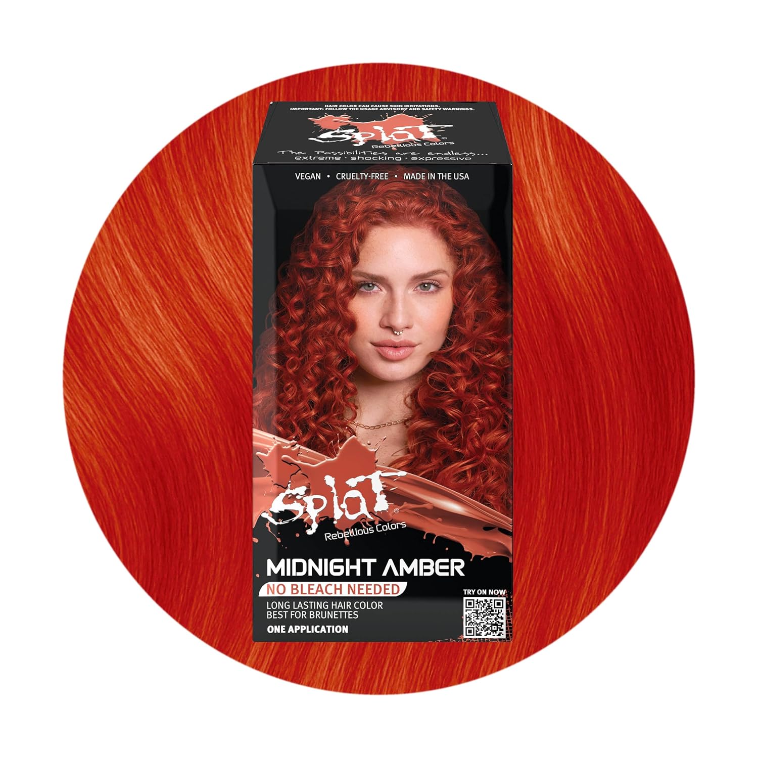 Splat Midnight Magenta Semi Permanent Hair Dye Kit, 1 Application