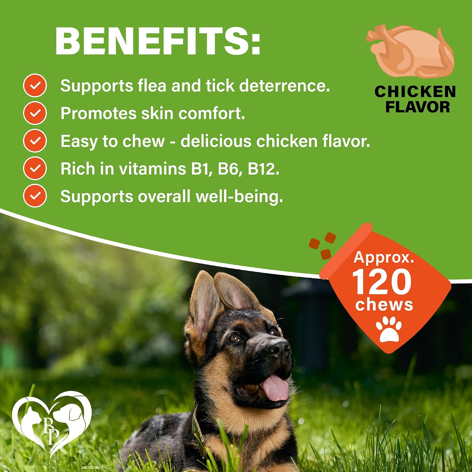 Flea and Tick Prevention Chewable Pills for Dogs - Revolution Oral Flea Treatment for Pets - Pest Control & Natural Defense - Chewables Small