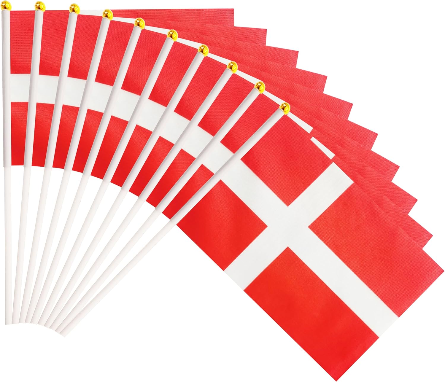 50 Pack Nicaragua Nicaraguan on Stick Flags,Small Mini Hand Held Nicaragua Nicaraguan Flags 5.5x8.3 Inch, Grand Opening, Carnival,Party Events Celebration