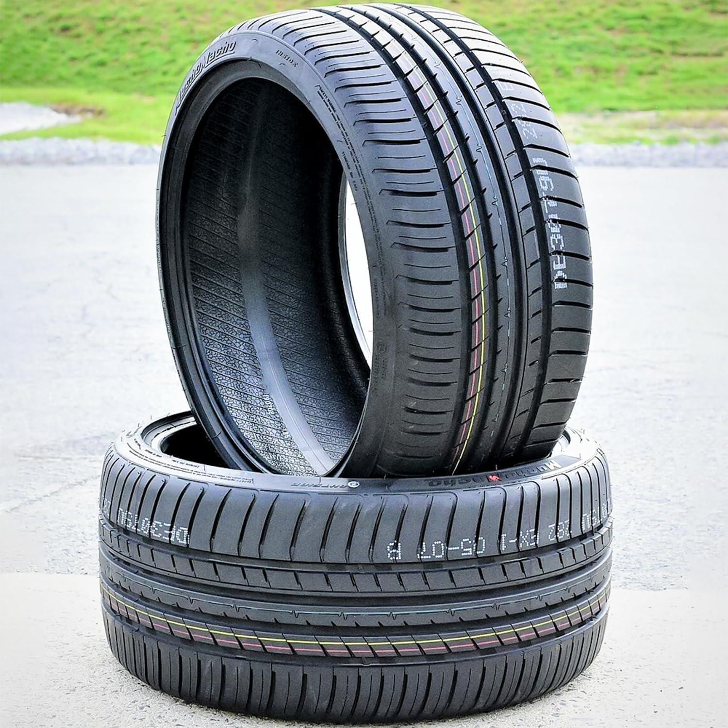 Set of 2 (TWO) Cosmo MuchoMacho All-Season High Performance Radial Tires-245/40R20 245/40ZR20 245/40/20 245/40-20 99Y Load Range XL 4-Ply BSW Black