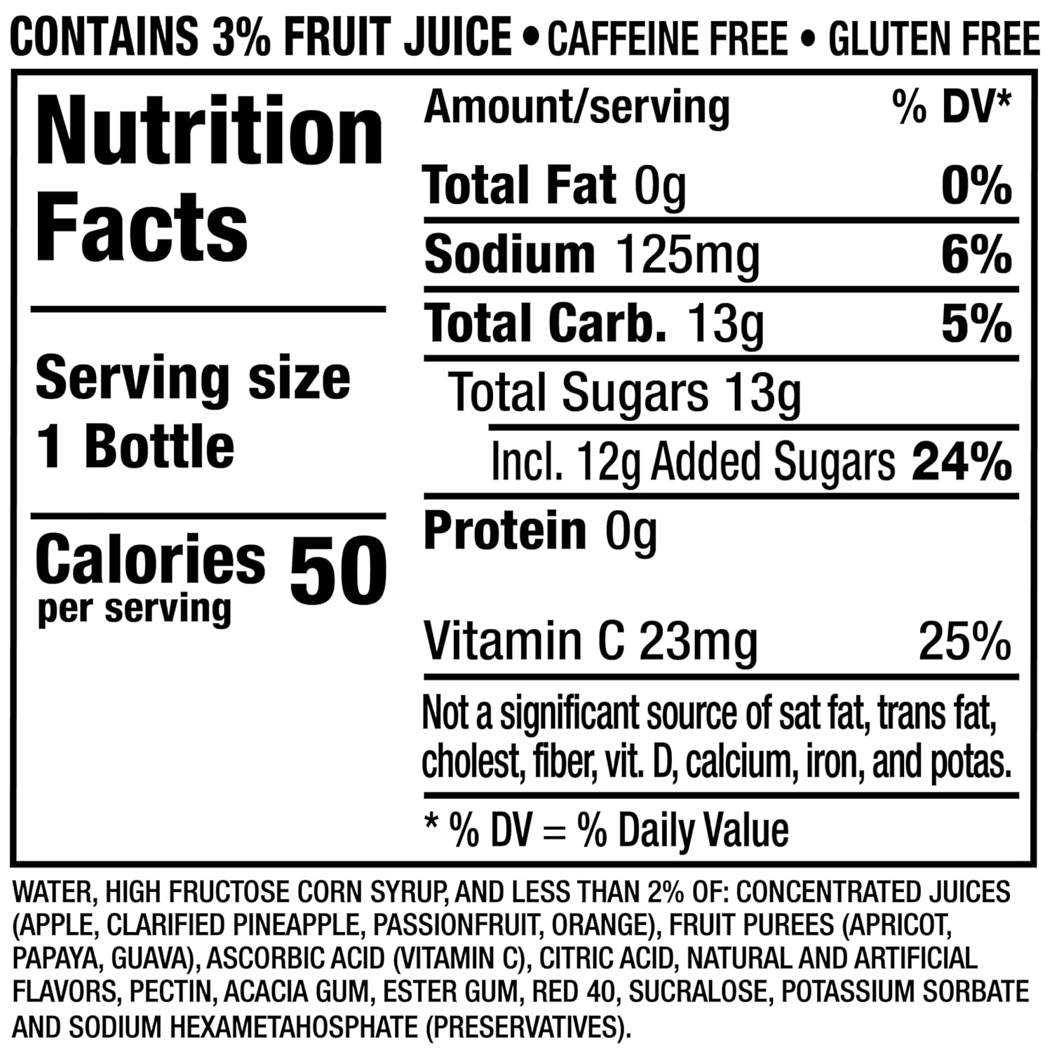 Hawaiian Punch Polar Blast Fruit Juice Drink, 10 Fl Oz Bottles, 24 Count (4 Packs Of 6), Ready-to-drink, On-the-go, Caffeine-free, Carbonation-free, Gluten-free, Excellent Source Of Vitamin C