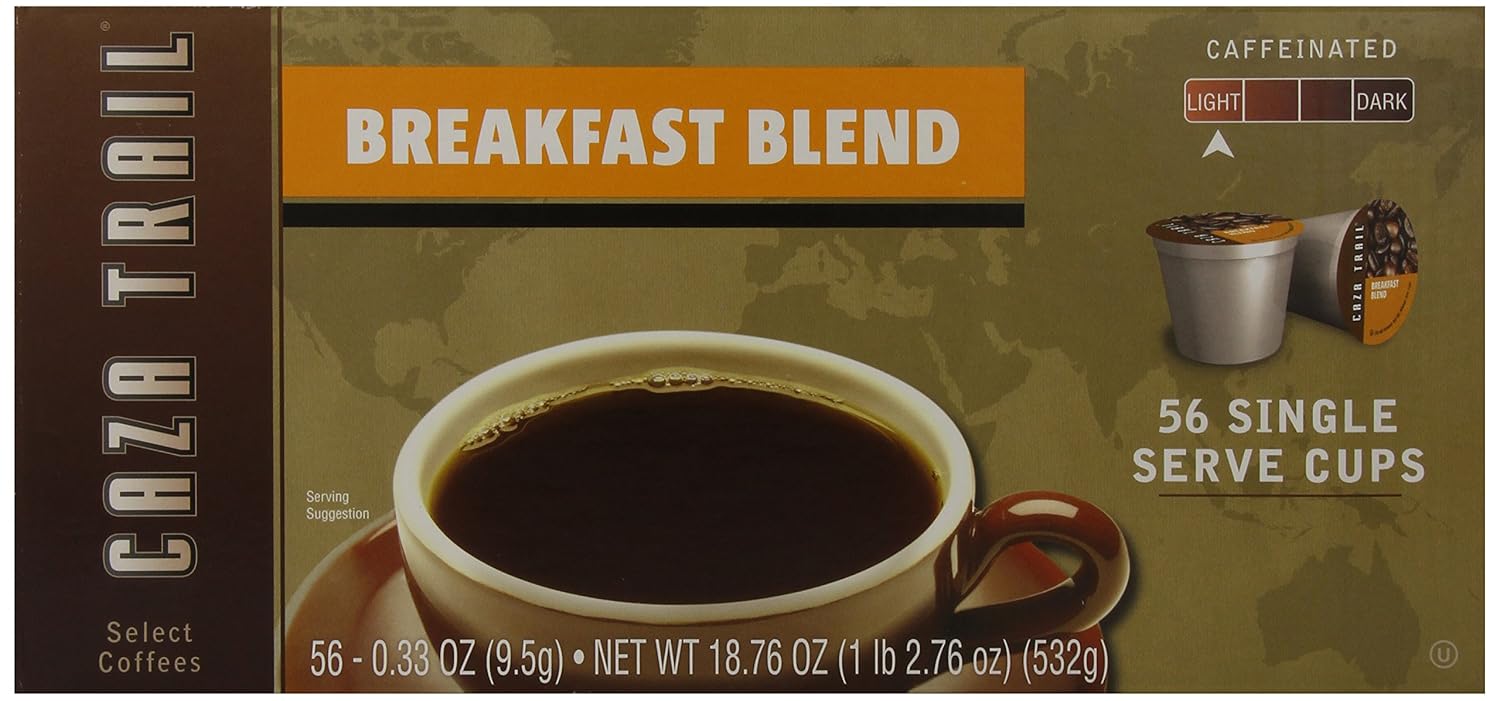 Caza Trail Coffee, Kona Blend, 100 Single Serve Cups