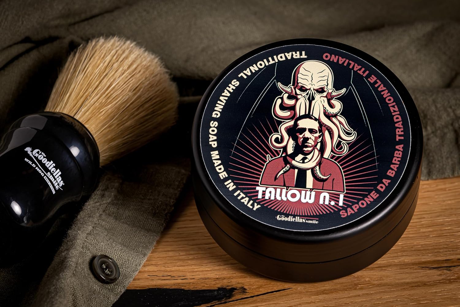 Goodfellas' Smile Tallow No.1 Shaving Soap, Made in Italy