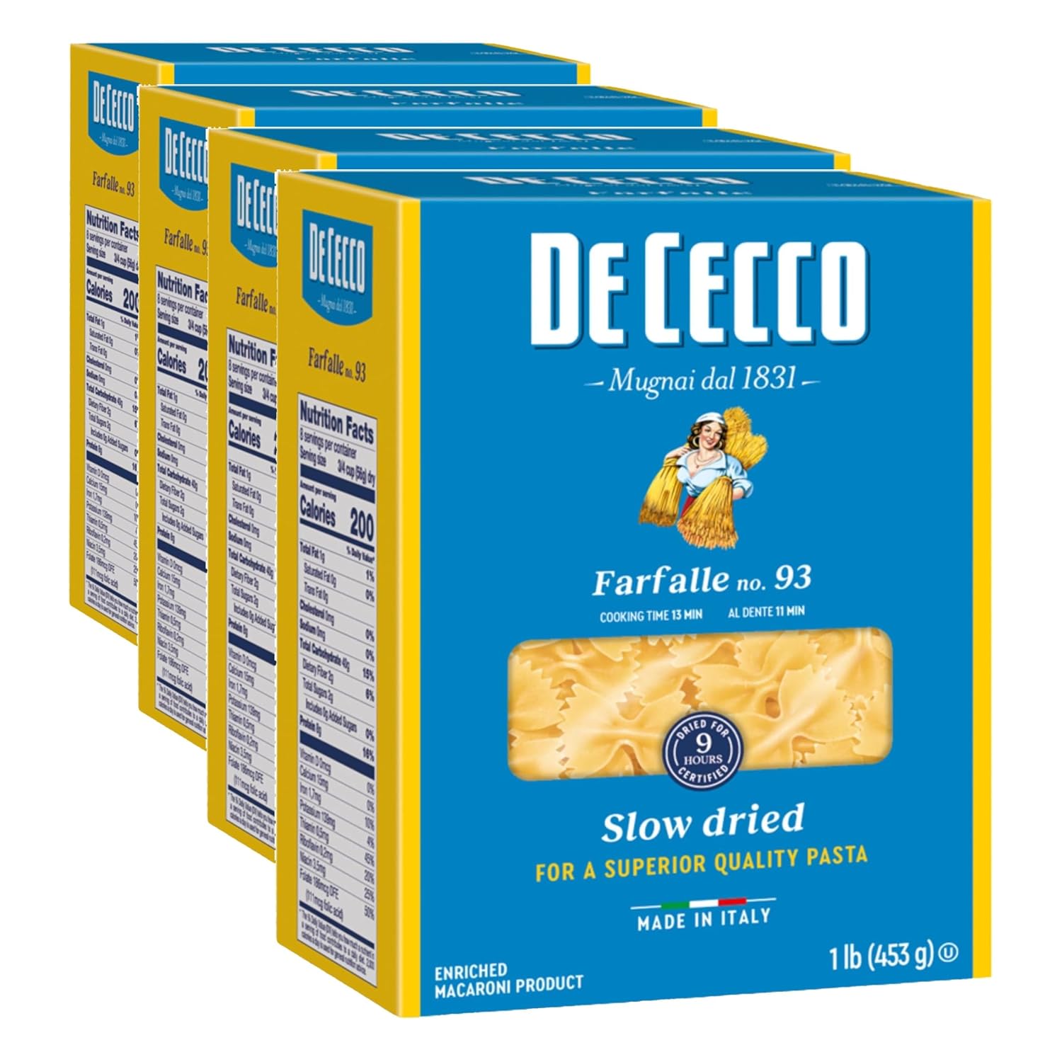 De Cecco Farfalle No. 93 Pasta, 16 Oz