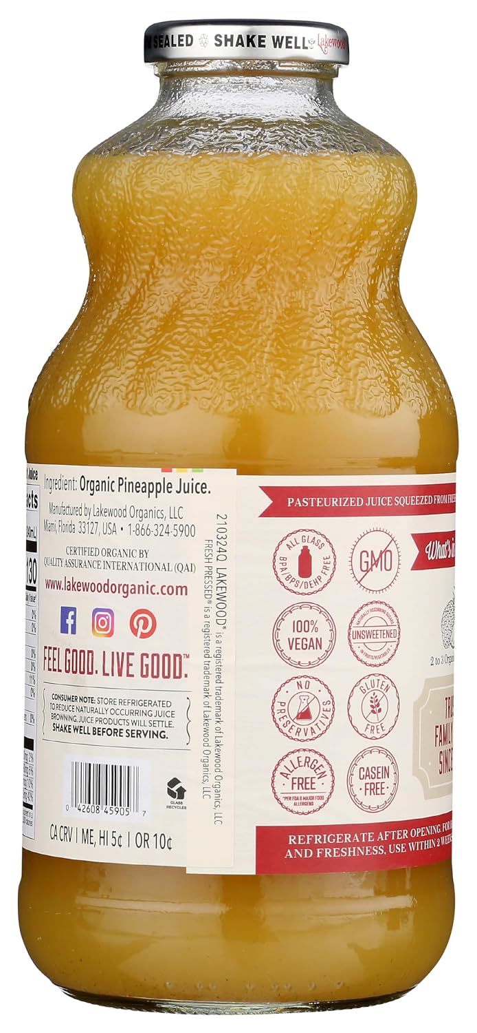 Lakewood Organic Black Cherry Concentrate Juice, 12.5 Ounce (Pack of 6)