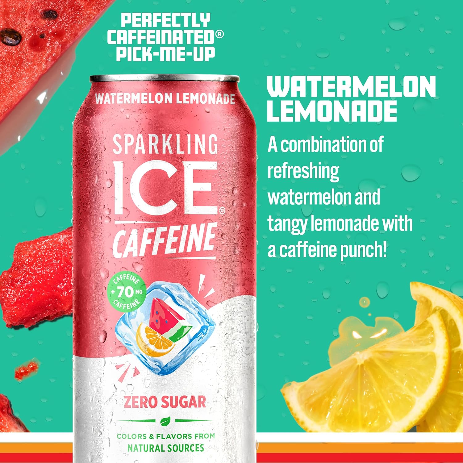 Sparkling Ice Caffeine Black Raspberry Sparkling Water with Caffeine, Zero Sugar, with Antioxidants and Vitamins,16 fl oz Cans (Pack Of 12)