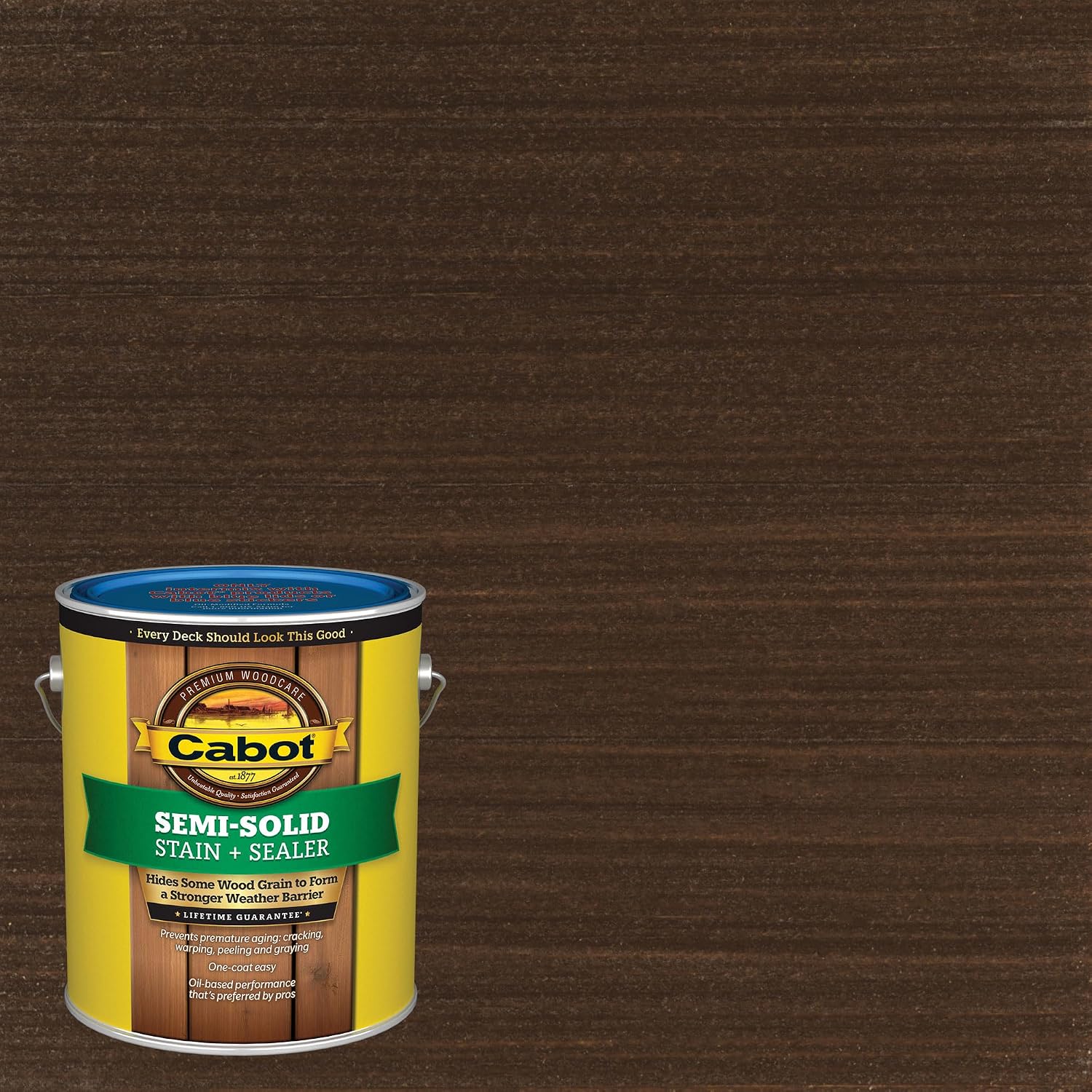 Cabot 140.0003005.007 Wood Toned Deck & Siding Stain, Pacific Redwood