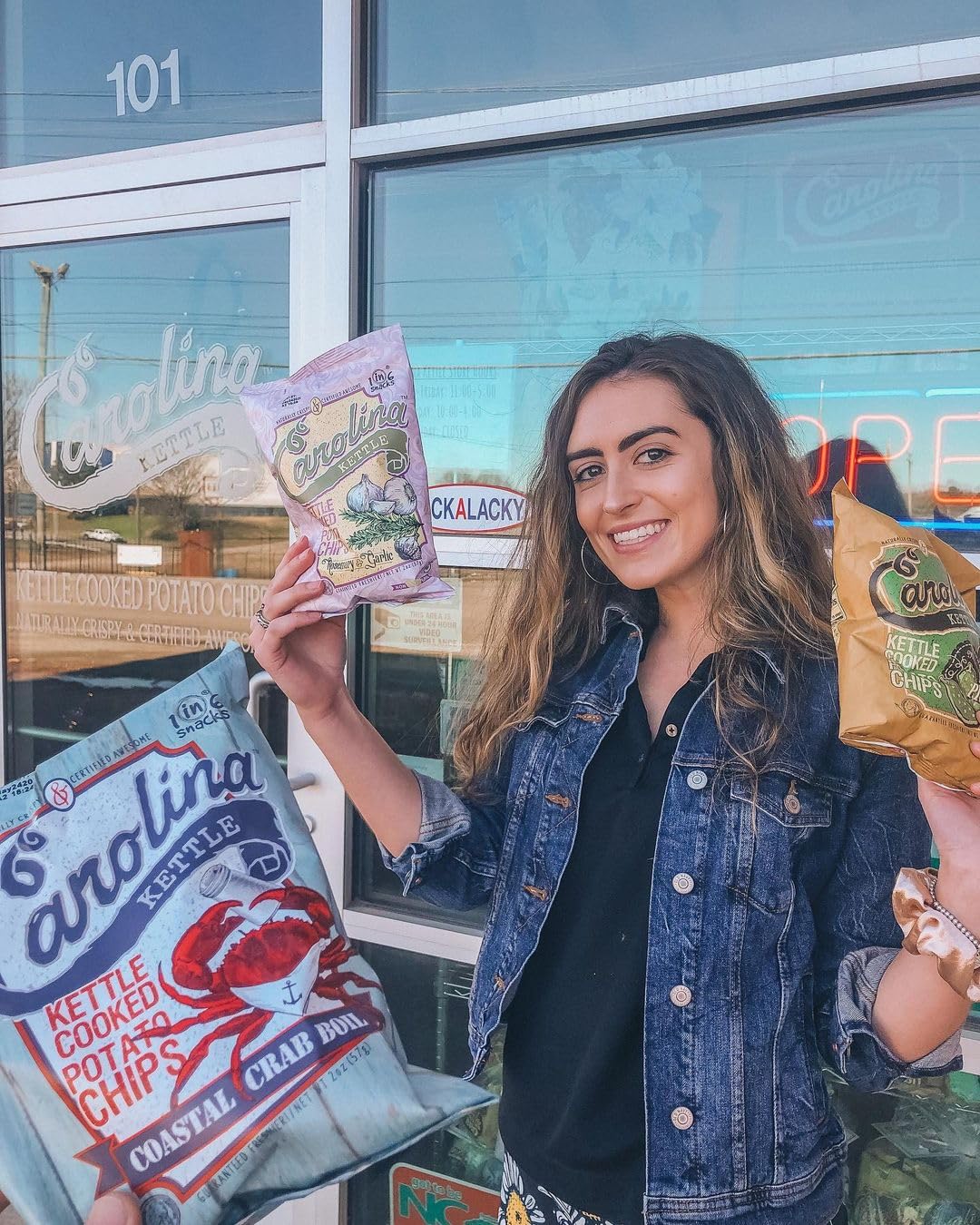 Carolina Kettle Chips | Kettle Cooked Potato Chips | Kosher - Gluten Free Chips Fit For Healthy School Snacks | With Irresistible Crunch and Bold