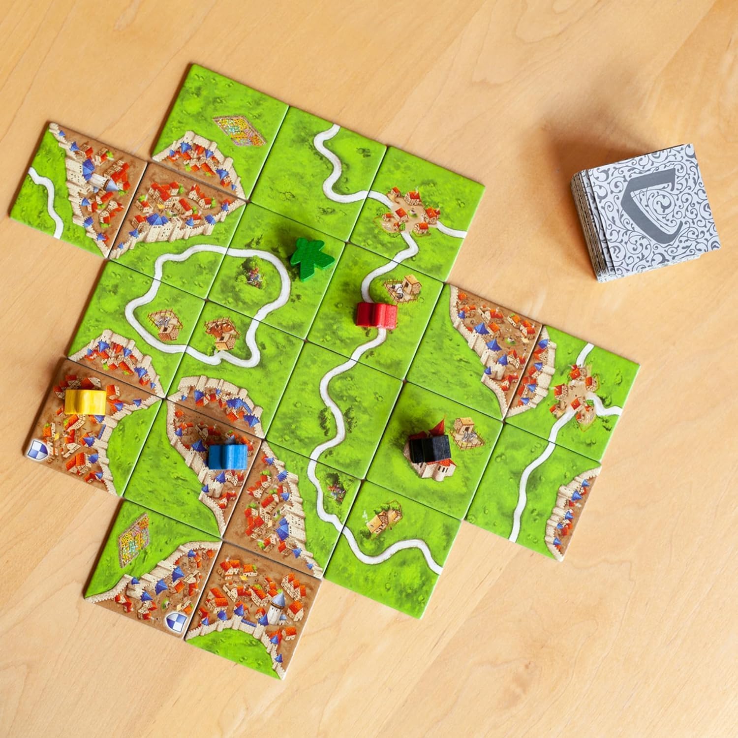 Carcassonne Board Game - Classic Tile Placement Strategy, Medieval Adventure for Adults & Families, Adult Board Games, Family Fun, Kids 8-12