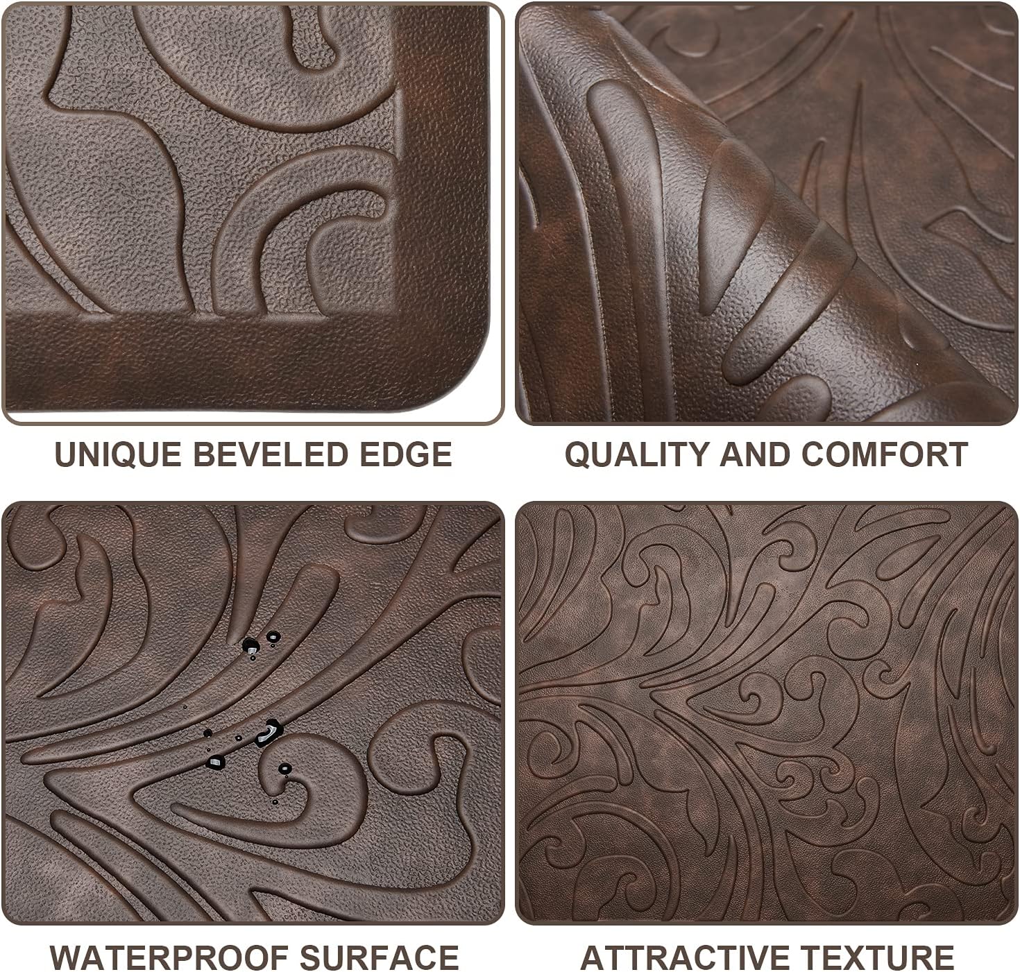 Kitchen Mat Cushioned Anti-Fatigue Comfort Standing Mat Rug for Home,Office