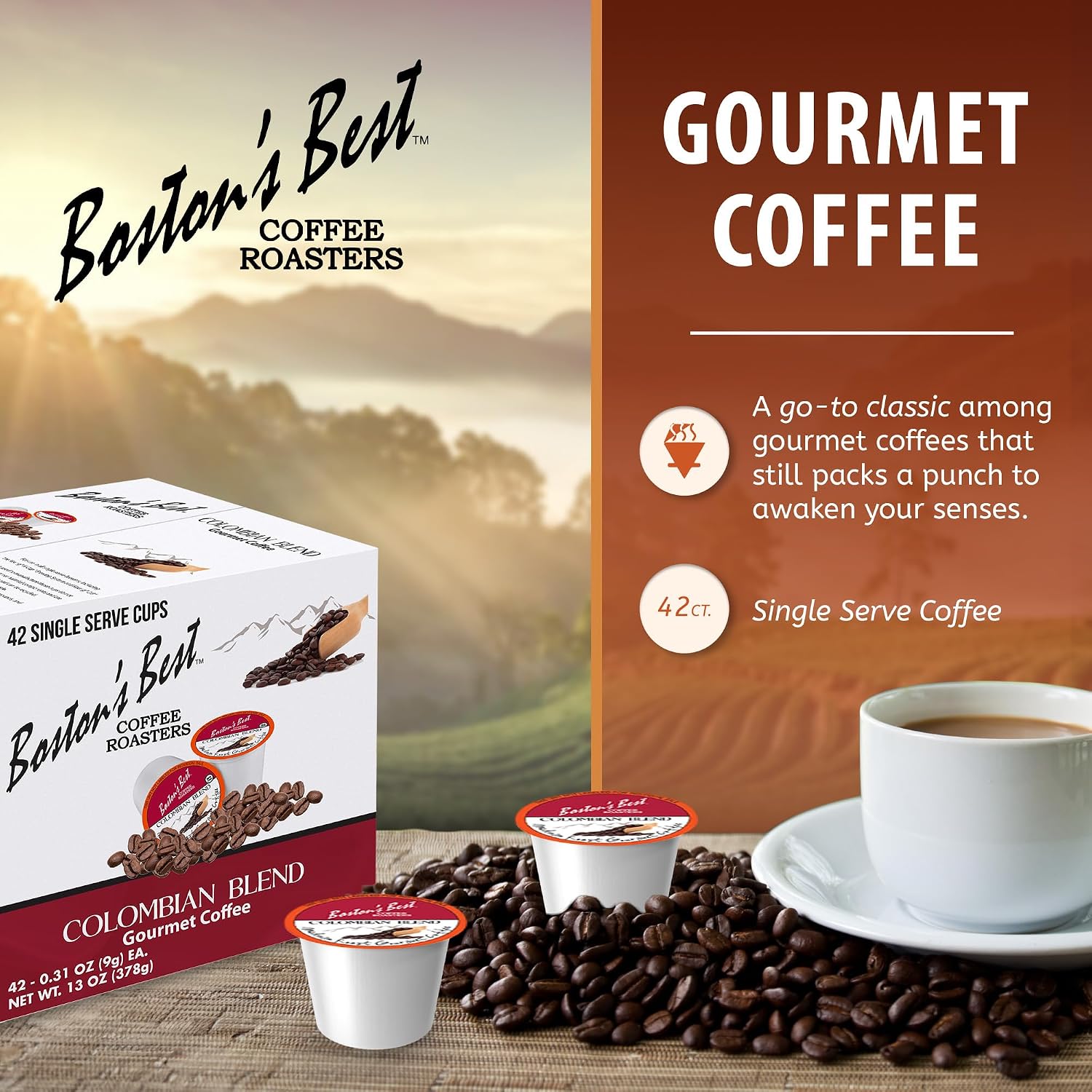 Boston’s Best - Aloha Coconut Flavored Delicious Gourmet Coffee Compatible with Keurig Coffee Maker, 1 Count (42 Single Serve Cups)
