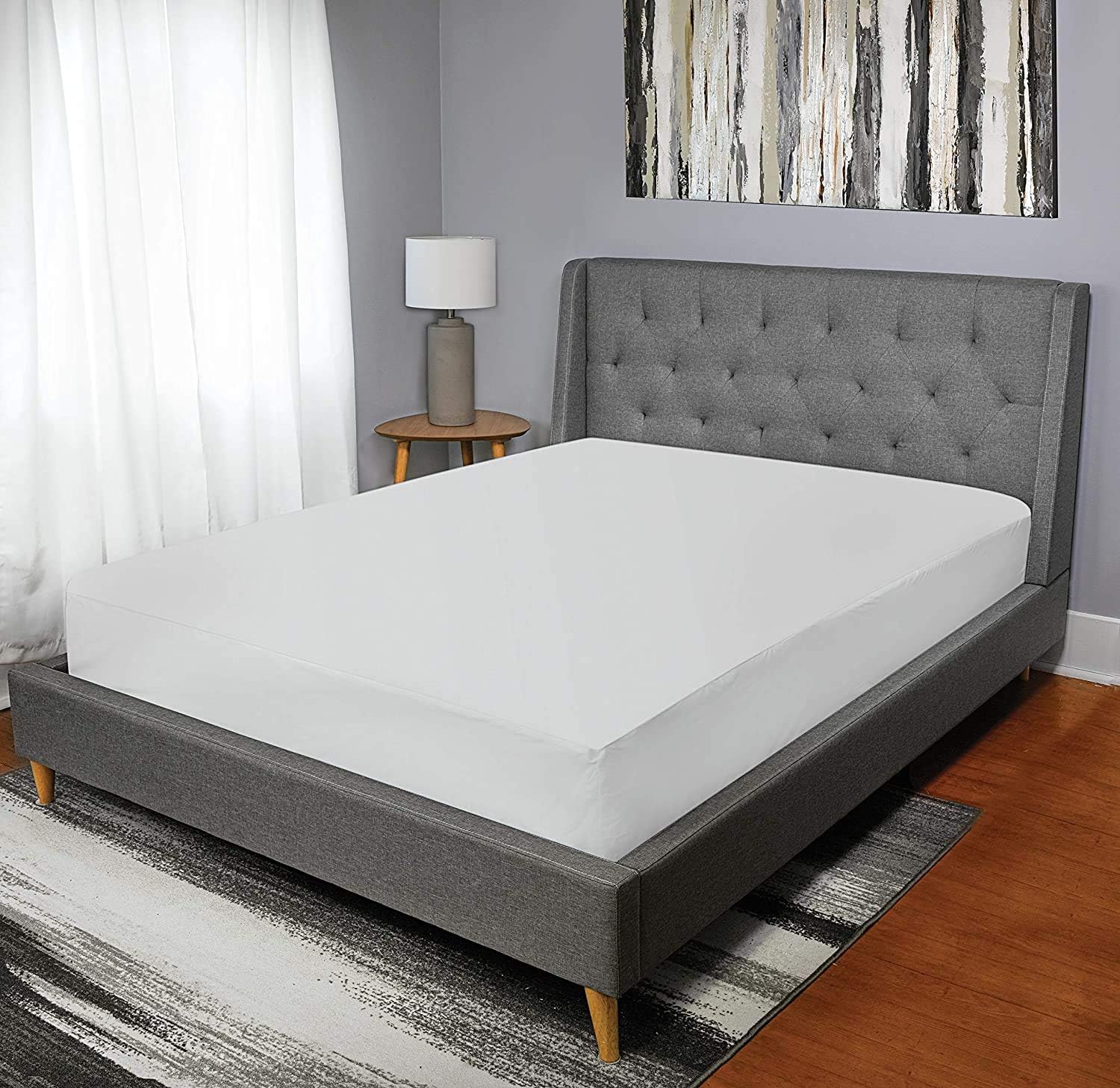 AllerEase Maximum Allergy Mattress Protector, Queen Size