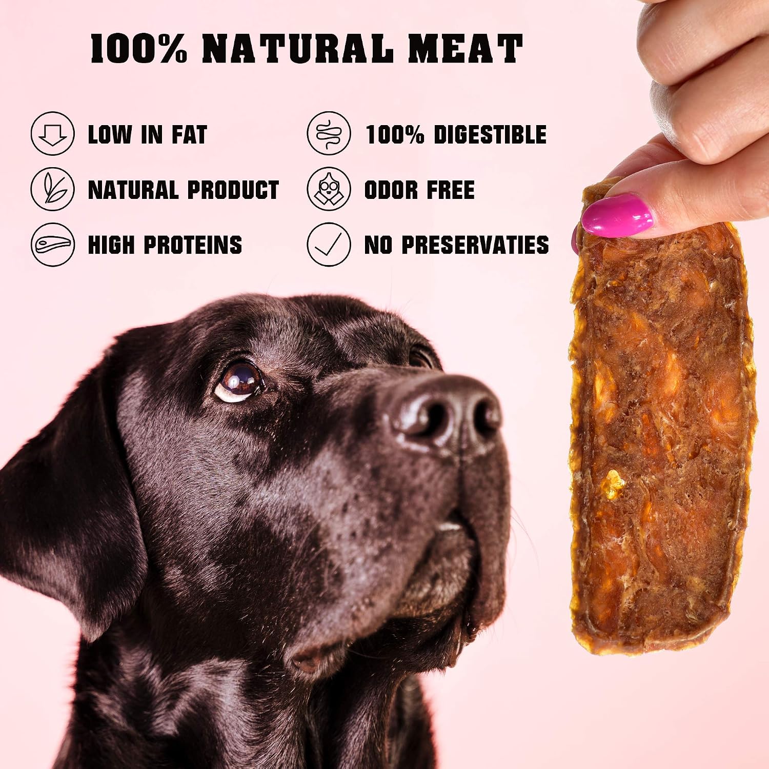 Beloved Pets Dog Treats Chicken Jerky 1.5 lb – Dog Food & High Protein Chews for Large