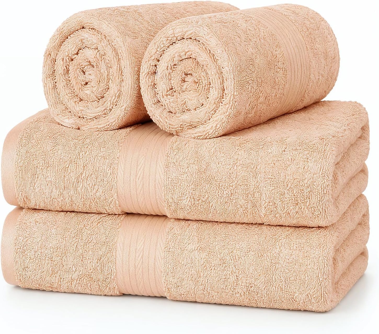 Ample Decor 100% Cotton Hand Towels 18x28 Inches, 600 GSM, Soft & Absorbent, Set of 12, Purple