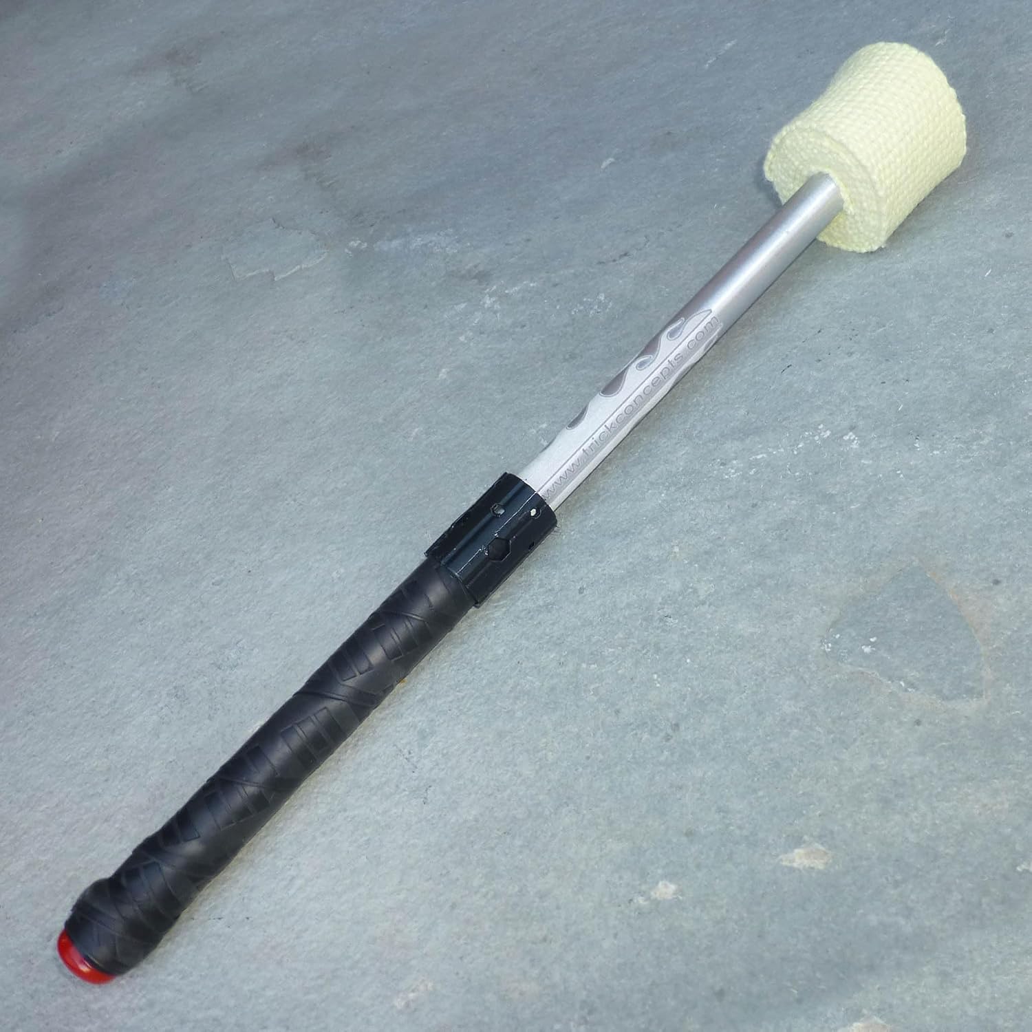 Fire Breathing and Ceremony Torches, 12" with Cushion Grip and Wick Made of Kevlar, By:Trick Concepts