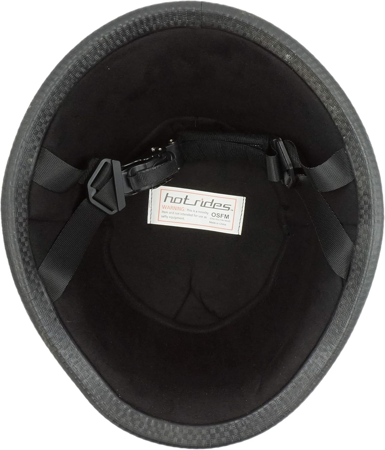Classic Costume Carnival Skate Scooter Skull Cap Novelty German OSFM Flat Black
