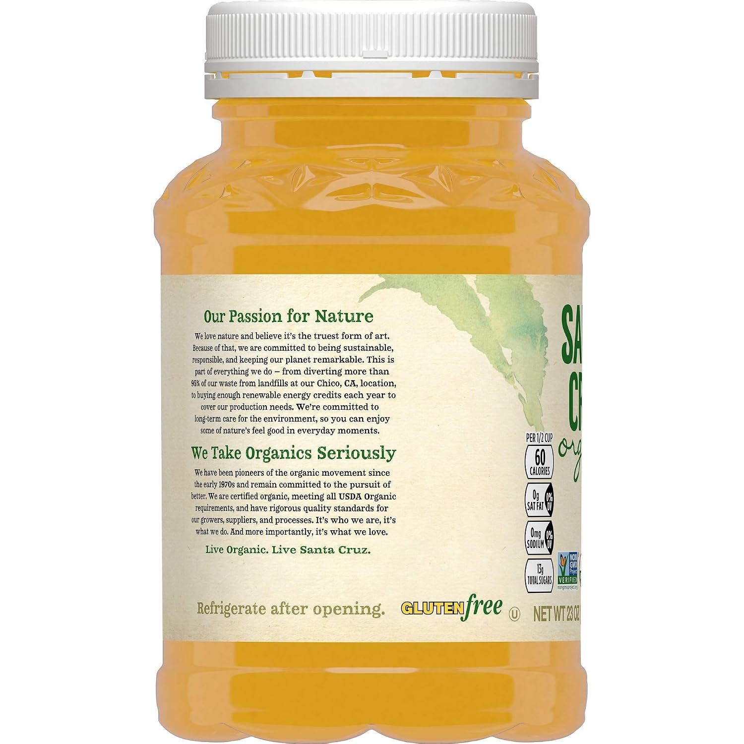 Santa Cruz Organic Apple Sauce, 23 Ounce