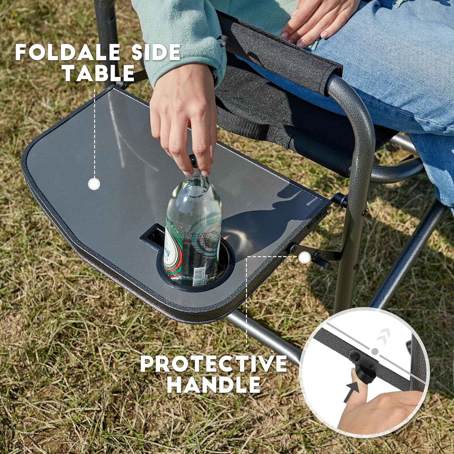 TIMBER RIDGE Aluminum Oversized Camping Chair