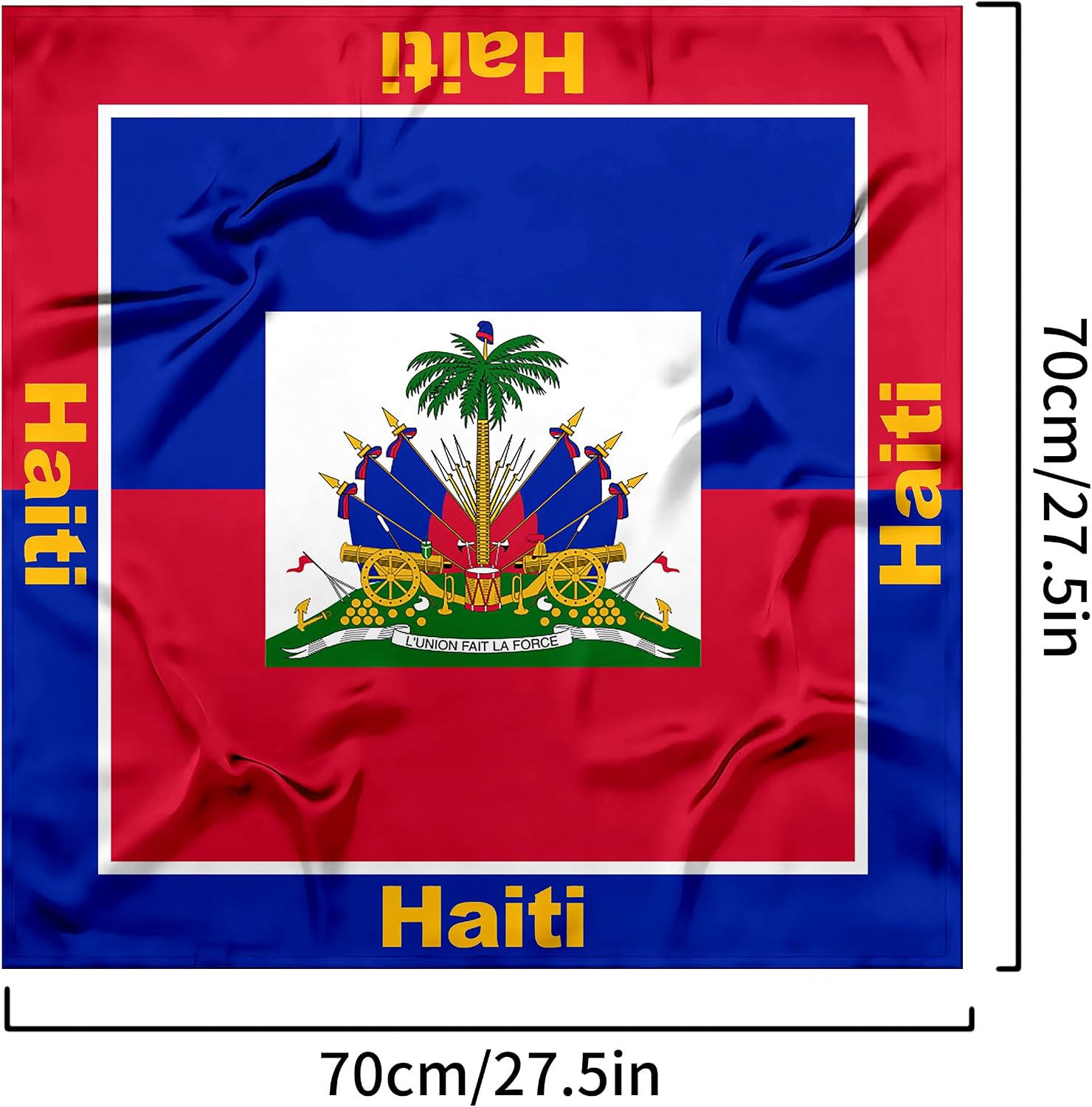 Fashion Bandana Women,Flag Silk Scarf,27.5x27.5 Large Square bandanas,Satin Hair for Sleeping,Travel,for Gift