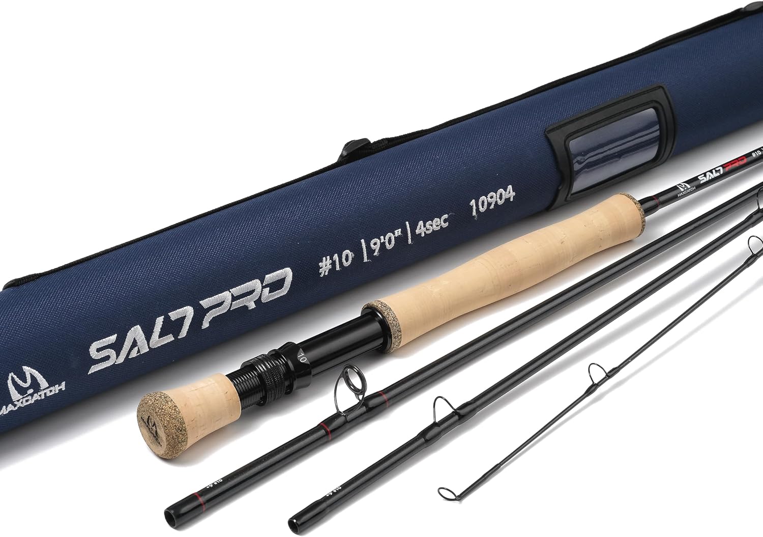 Maxcatch Saltwater Fly Fishing Rod 9ft 7/8/9/10/11/12wt Graphite IM10 Fast Action