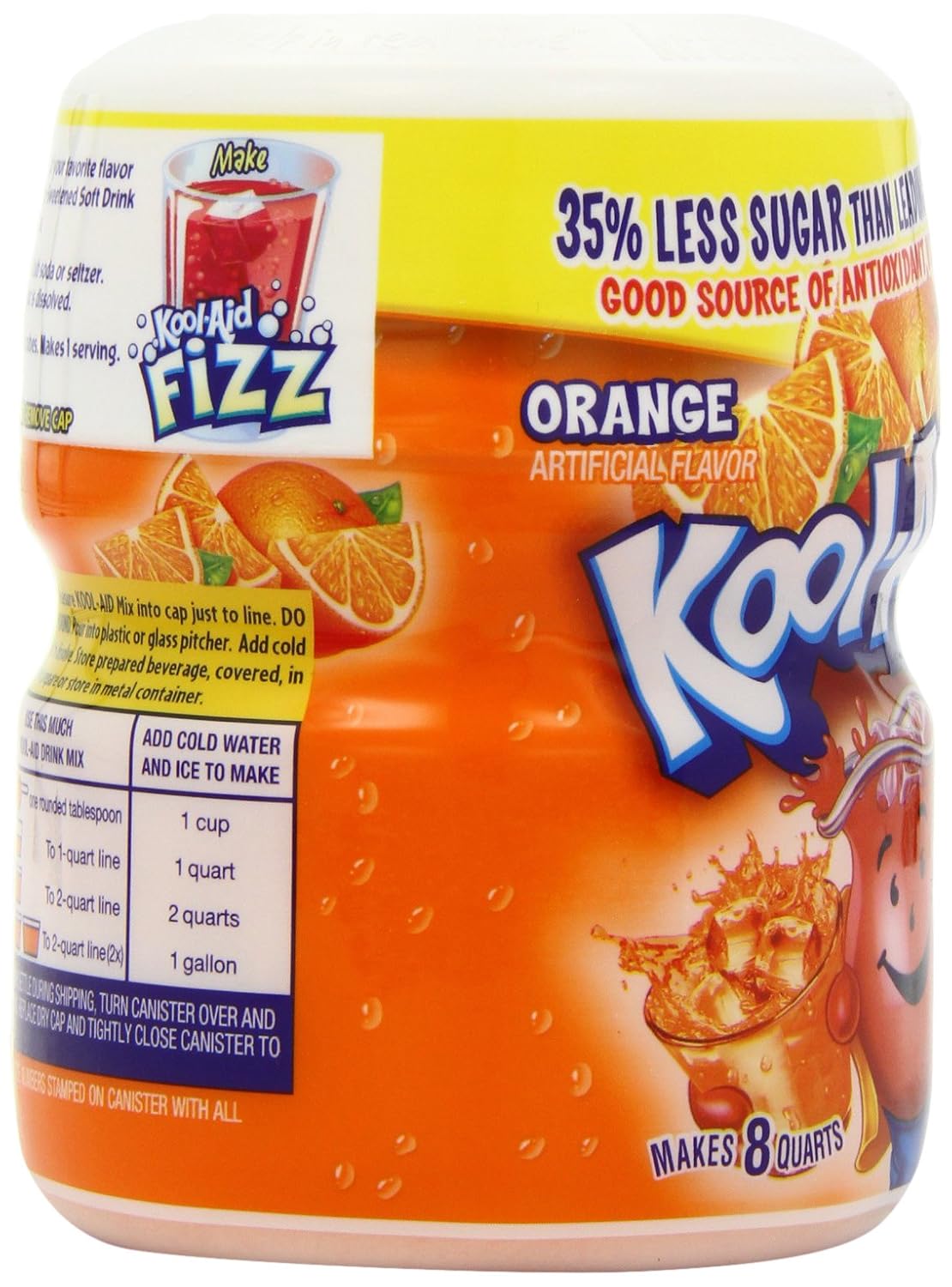 Kool-Aid Drink Mix, Tropical Punch, 19 oz | for Flavorful Hydration and Shareable Refreshment Good Source of Vitamin C, Caffeine Free Gluten Free