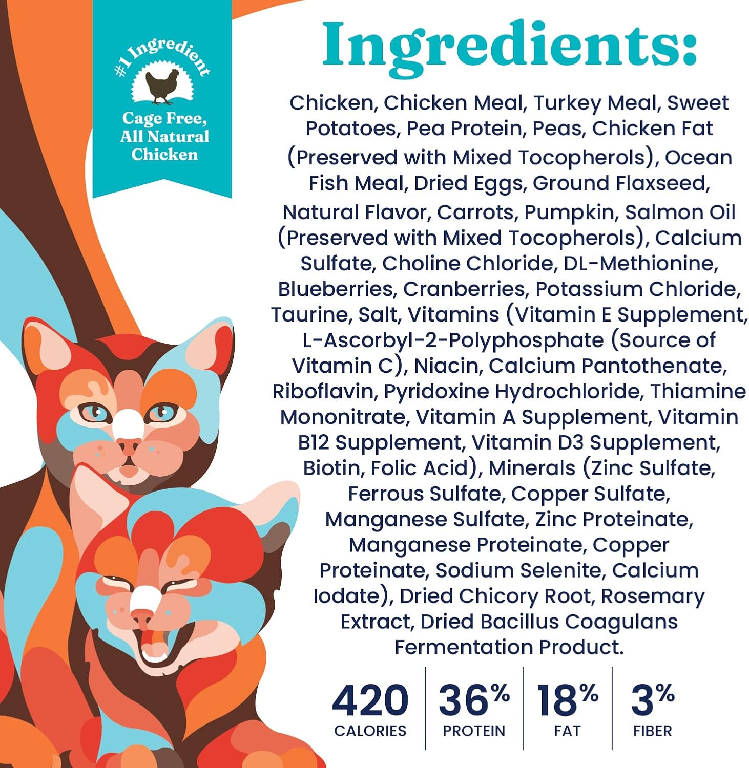 Solid Gold Dry Cat Food for Indoor Cats of All Ages - W/Lamb, Brown Rice, Barley, Probiotics & Fiber for Gut Health- Holistic & Healthy Cat Kibble for Kittens & Adults - Dry Kibble for Cats - 4 LB