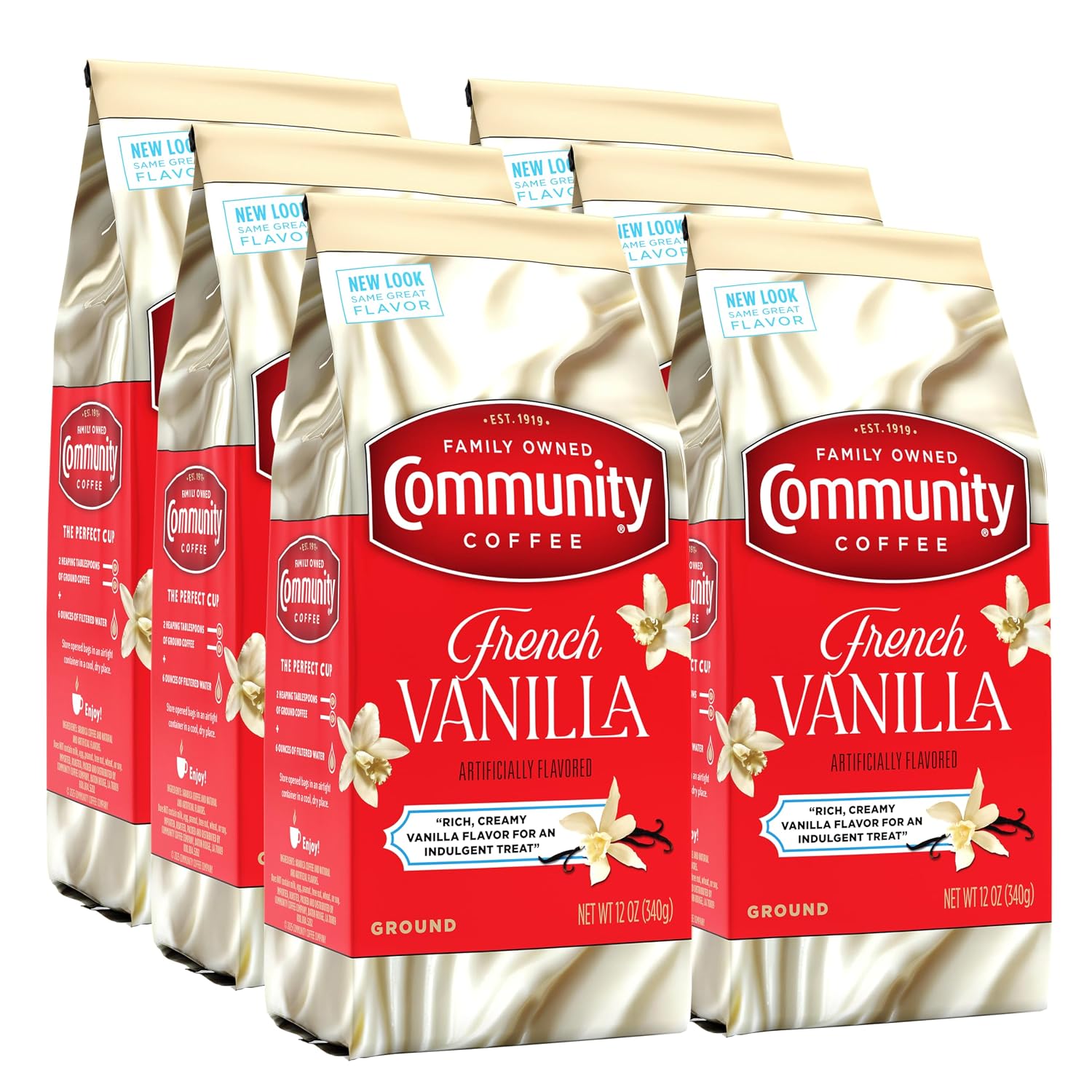 Community Coffee Caramel Cookie Butter Flavored 12 Ounces, Medium Roast Ground Coffee, 12 Ounce Bag (Pack of 1)
