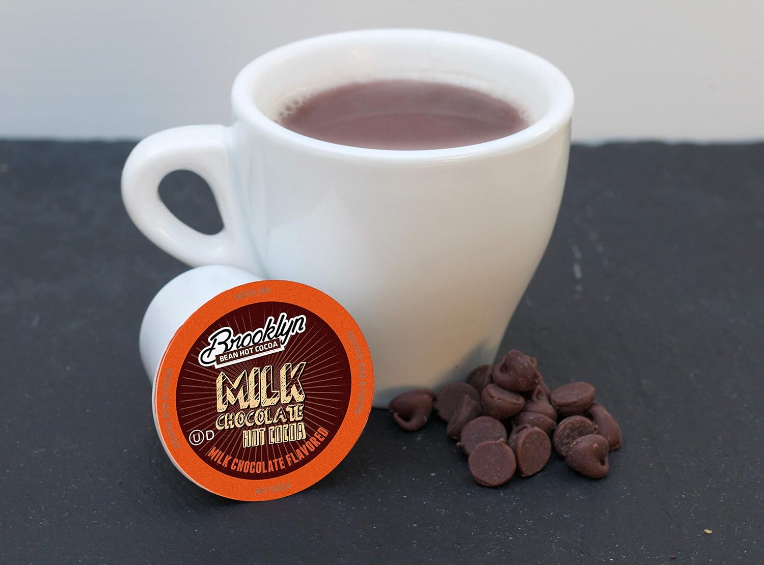 Brooklyn Beans Milk Chocolate Hot Cocoa Pods, Compatible with 2.0 K-Cup Brewers, 40 Count