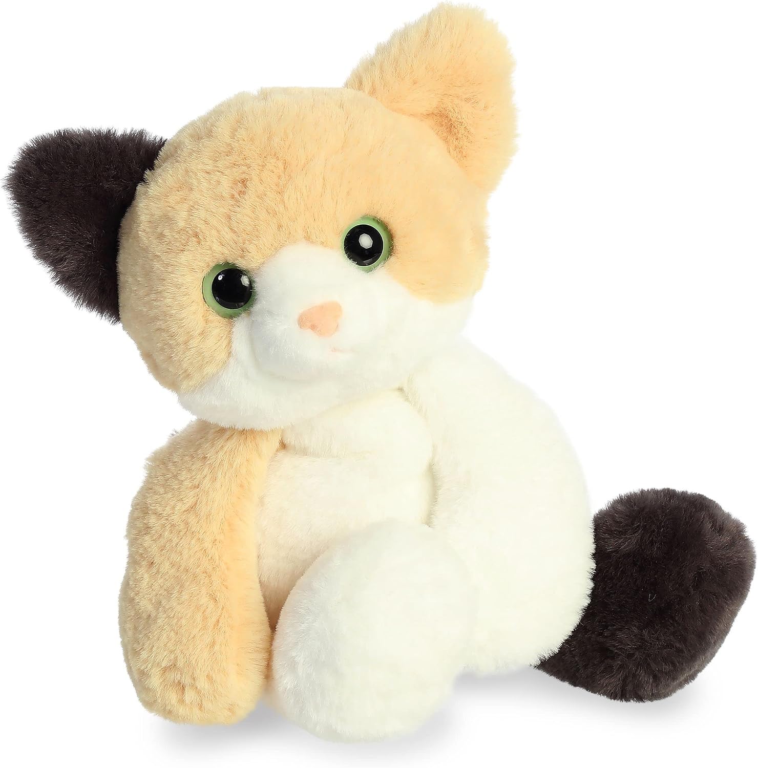 Aurora Flopsie 12" Dolly Adorable Stuffed Animal | Lifelike animal details in a relaxed resting pose