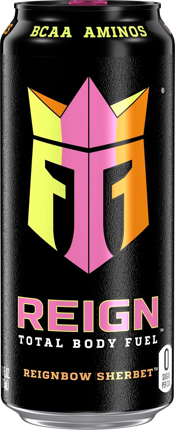 Reign Total Body Fuel, Orange Dreamsicle, Fitness & Performance Drink, 16 Fl Oz (Pack of 12)
