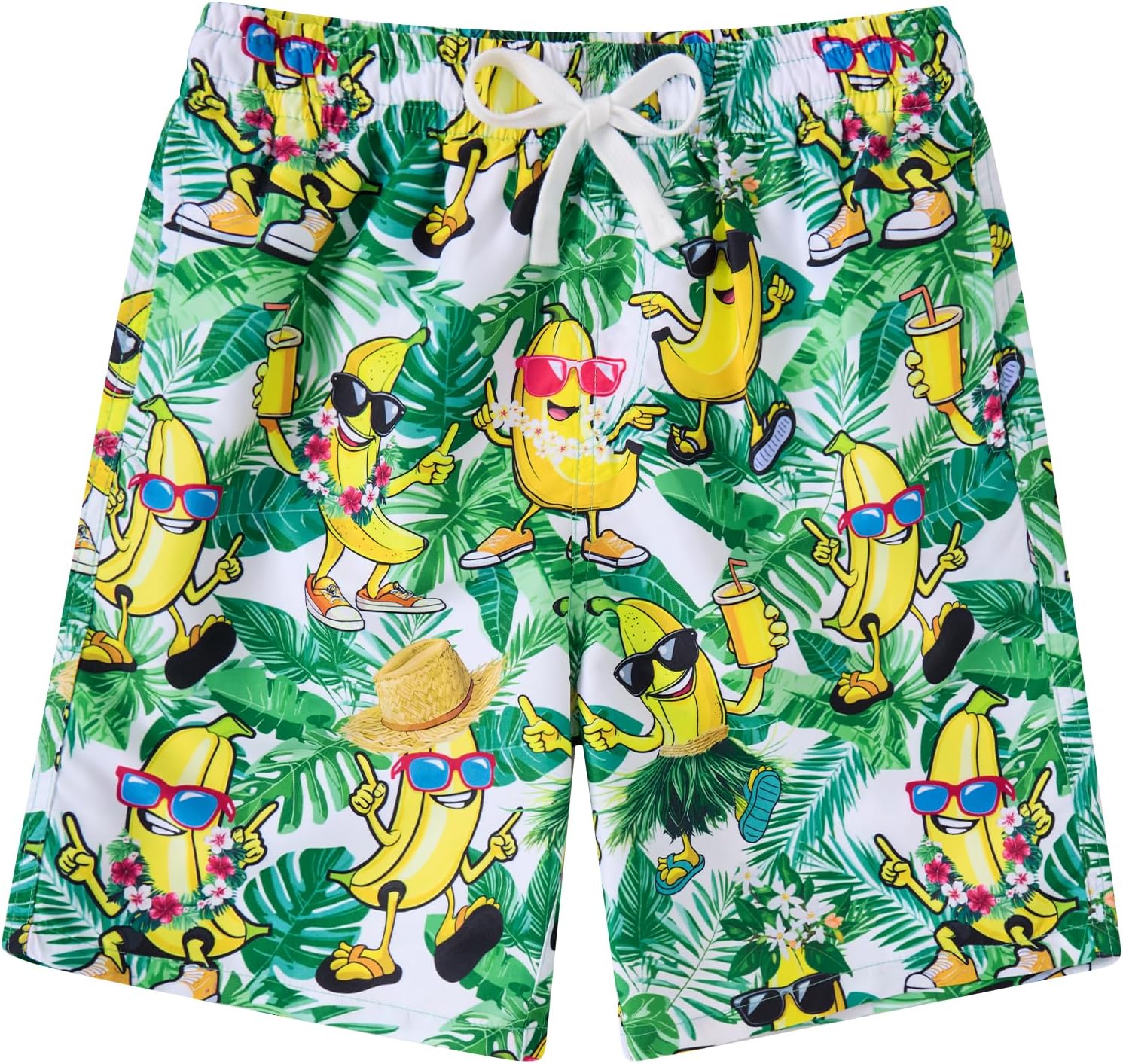 BFUSTYLE Boys Swim Trunks Mesh Lining Kids Bathing Suit 5-14 Years Shorts