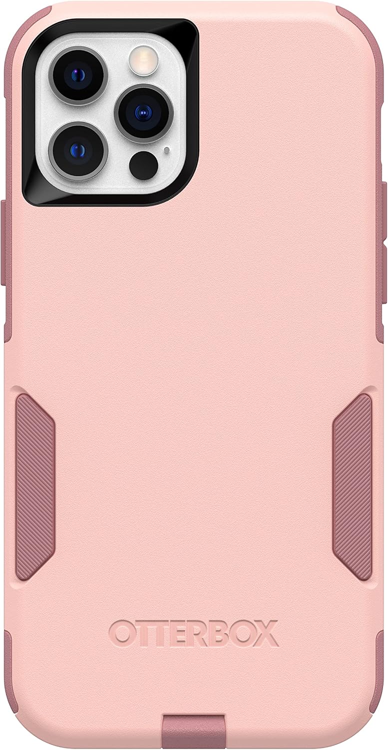 OtterBox iPhone 12 & iPhone 12 Pro Commuter Series Case - Black, Slim & Tough, Pocket-Friendly, with Port Protection