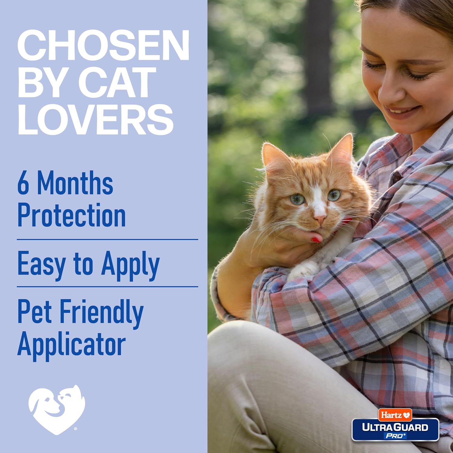 Hartz UltraGuard Pro Topical Flea & Tick Prevention for Cats & Kittens, Over 5 lbs 6 Monthly Treatments