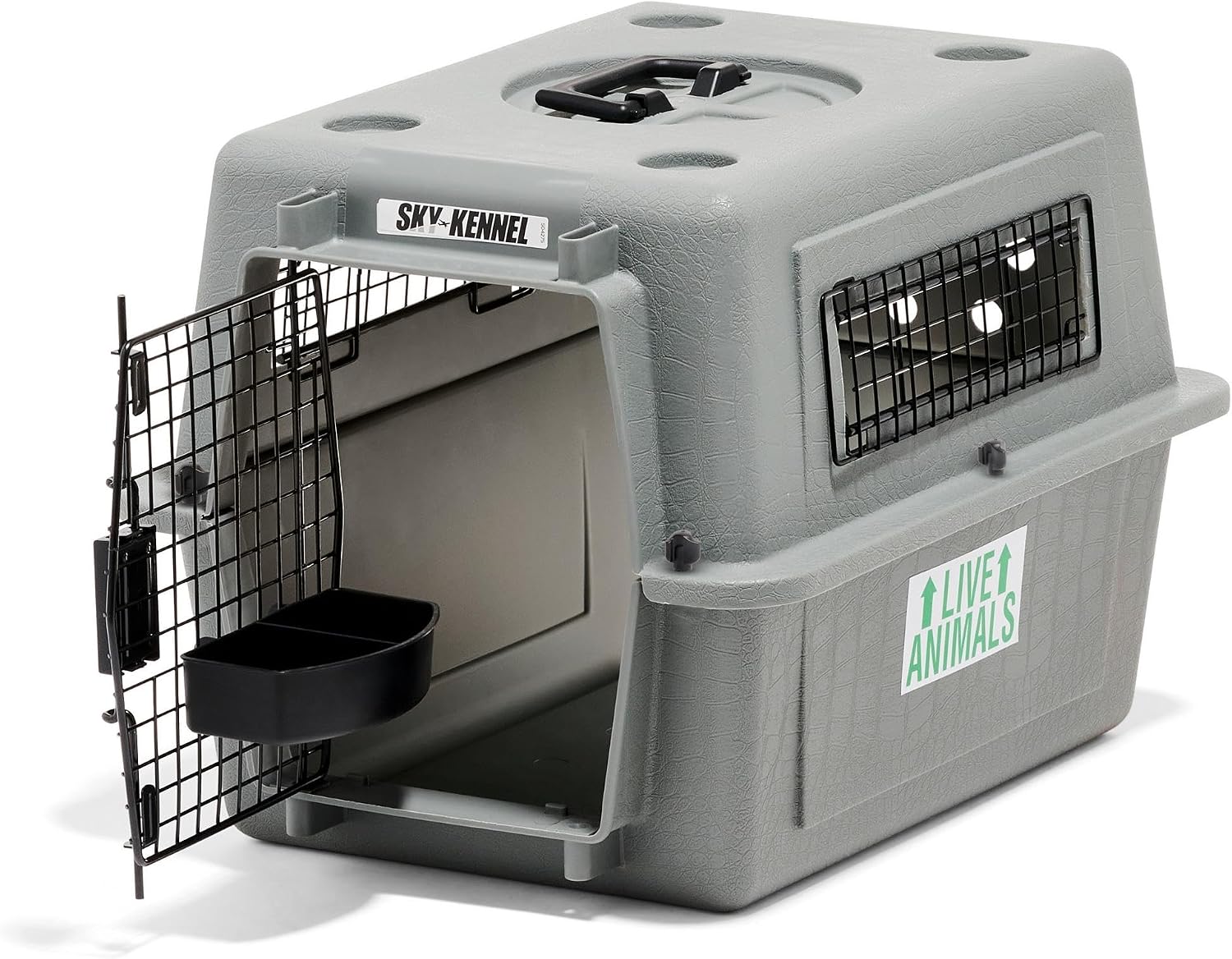 Petmate Sky Kennel - For Air and Travel, Airline Compliant Dog Crate for Pets 50-70 lbs, Heavy Duty Dog Kennel, Made in the USA- 36 Inches