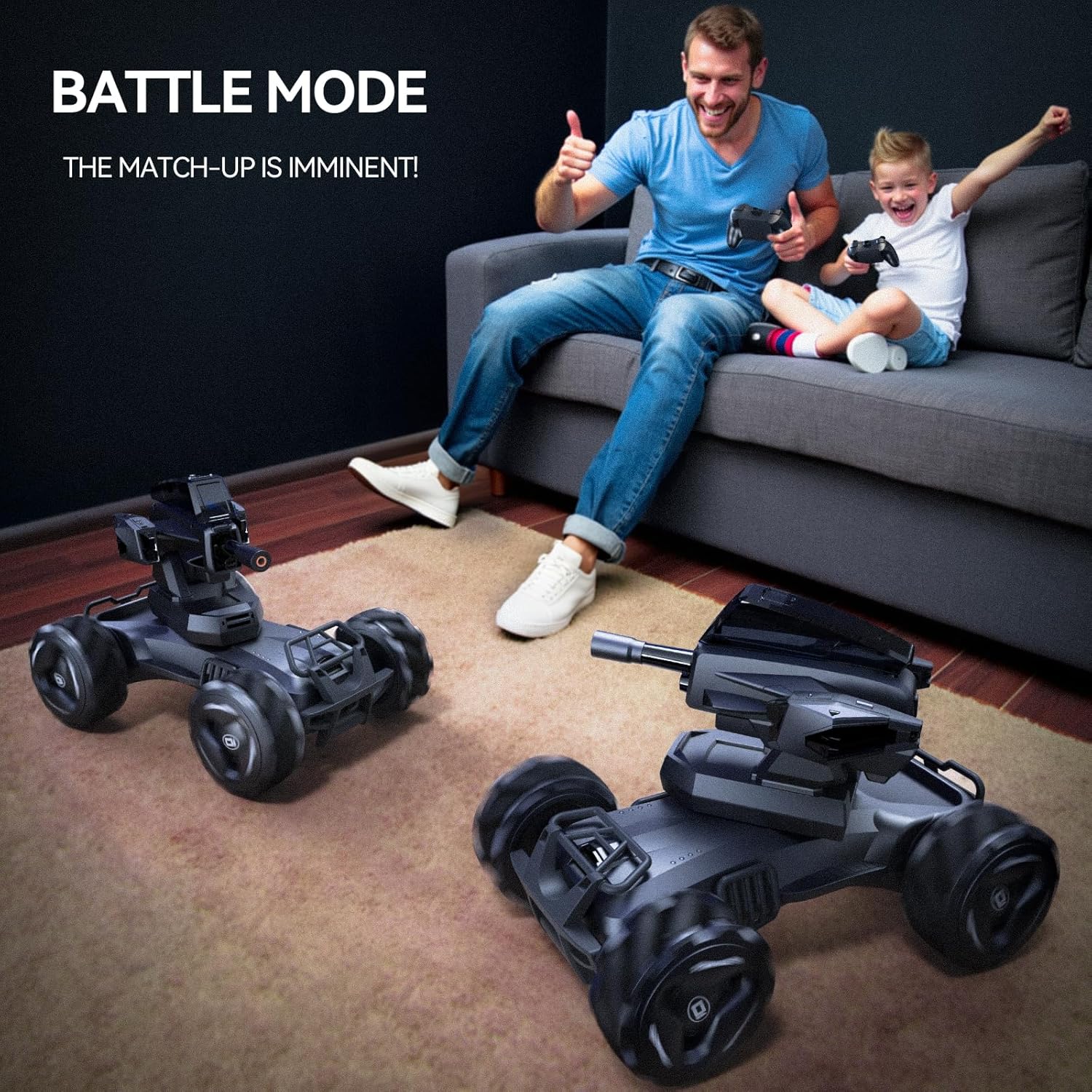 Veeniix V997 RC Big Monster Truck : 4X4 Large Off-Road RC Car for Adults, 1:10 Large RC Car, Educational STEM Car & Programming & Water Bombs Battle