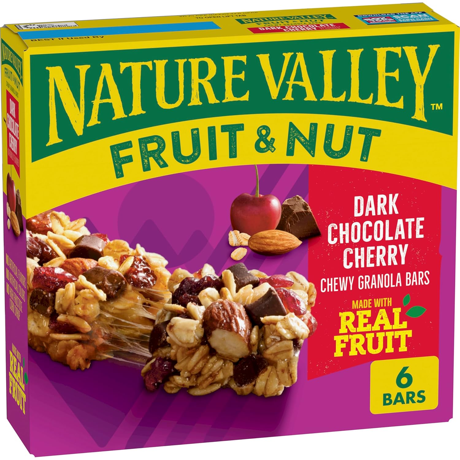 Nature Valley Almond Raisin & Cranberry Chewy Fruit & Nut Bar, 15 ct