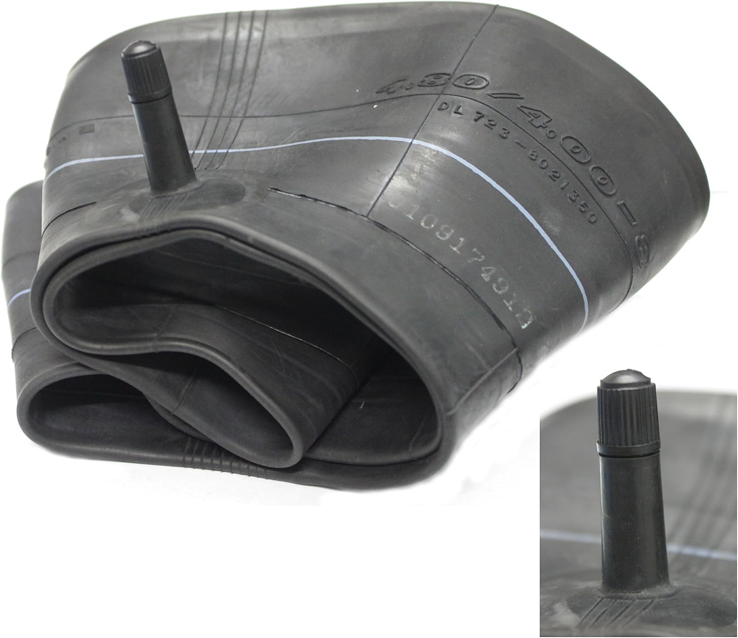 Deli Tire Lawn and Garden Inner Tube, TR13 Straight Valve Stem, For Wheelbarrows, Tractors, Mowers, Carts (4.80/4.00-8)