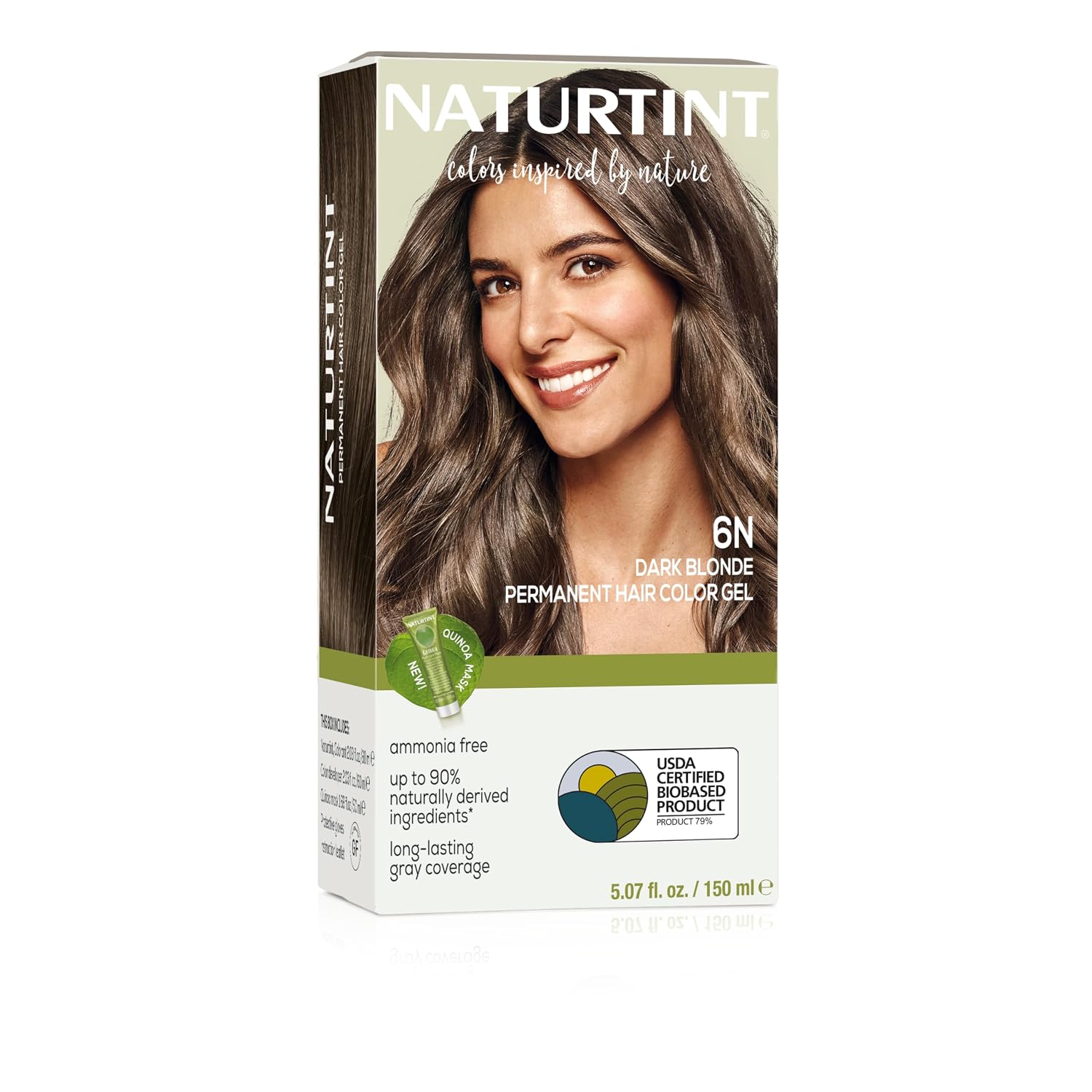 Naturtint 9N Honey Blonde Permanent Hair Color (Pack of 1), Ammonia Free, Vegan, Cruelty Free, up to 100% Gray Coverage, Long Lasting Results (Packaging may vary)