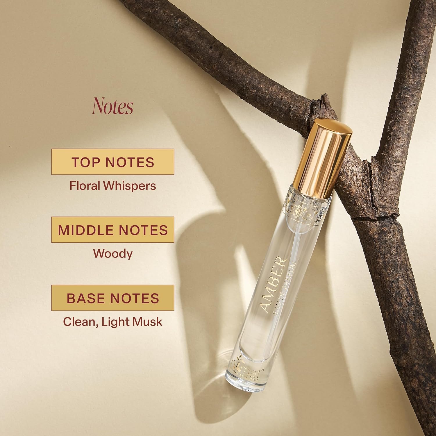 Nemat Amber Eau de Parfum Spray, 50 ml | Eau de Parfum, Long Lasting, Fine Mist Spray, Unisex, 50 ml Bottle