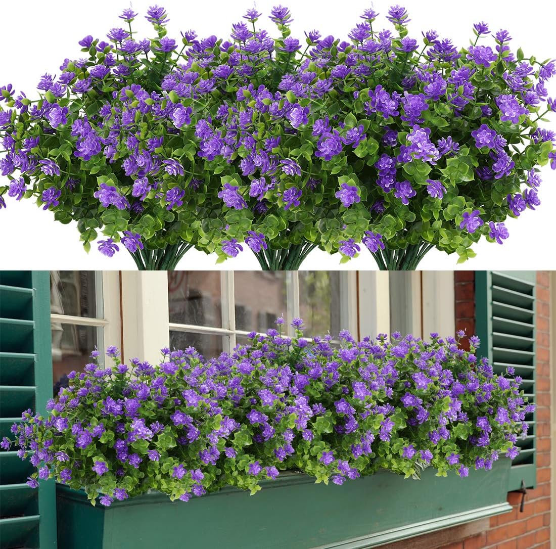 6 Bundles Artificial Flowers