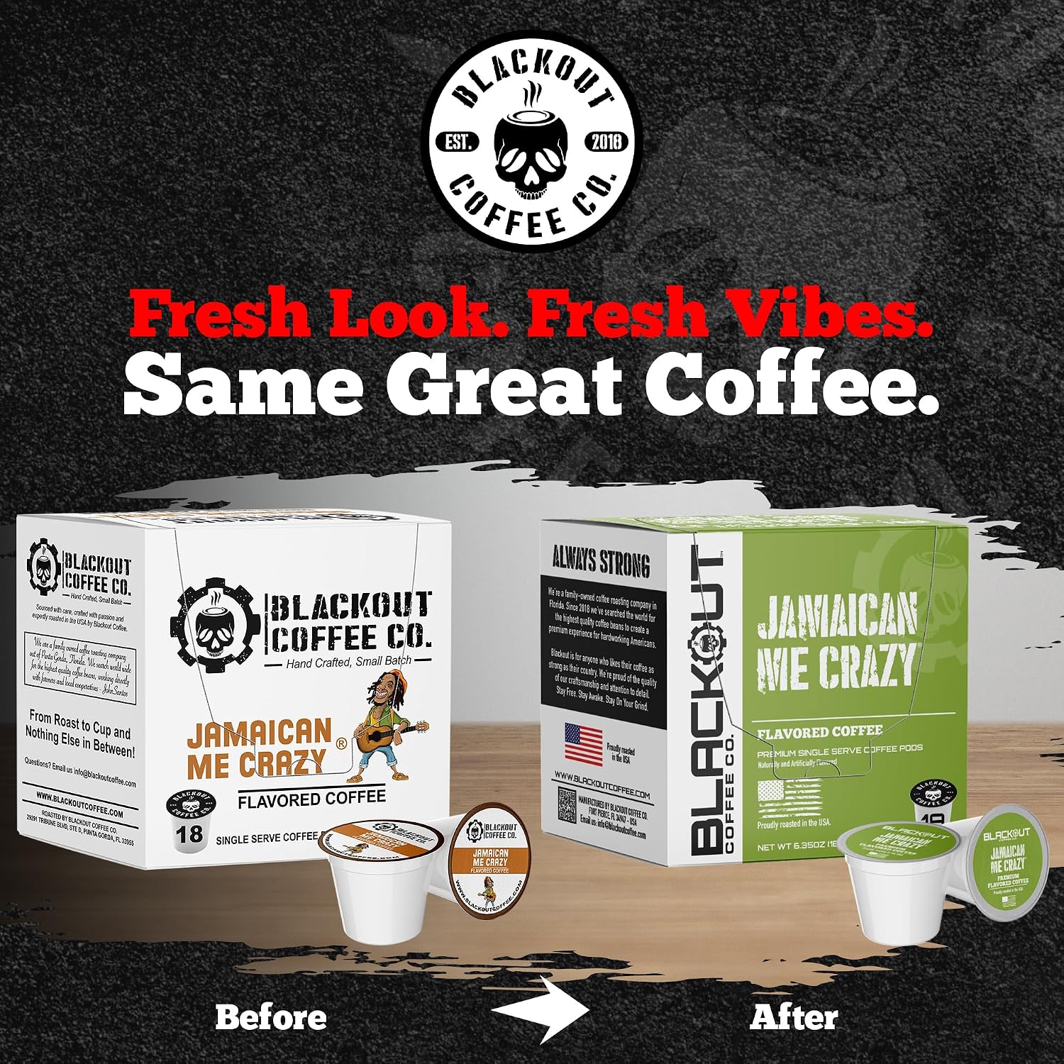 Blackout Coffee Blueberry Crumble Ground Coffee, Medium Roast, 12 oz