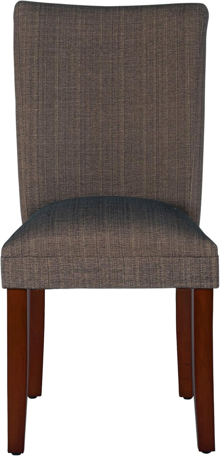 HomePop Parsons Dining Chair - Red & Gold Damask (Single Pack)