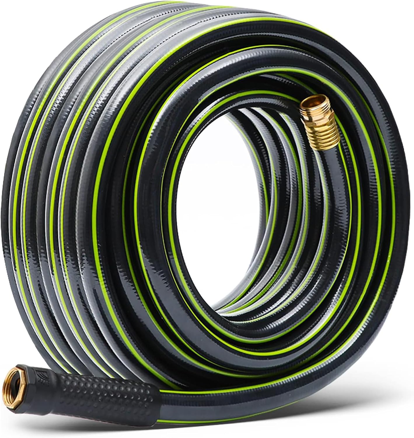 Worth Garden Hose 3/4 in. x 50 ft. - Heavy Duty Lightweight PVC Water Hose - Flexible, No Kink, Leakproof, Male to Female Fittings - 200PSI Work & 500PSI Burst, for Lawn, Gardening & Commercial Use