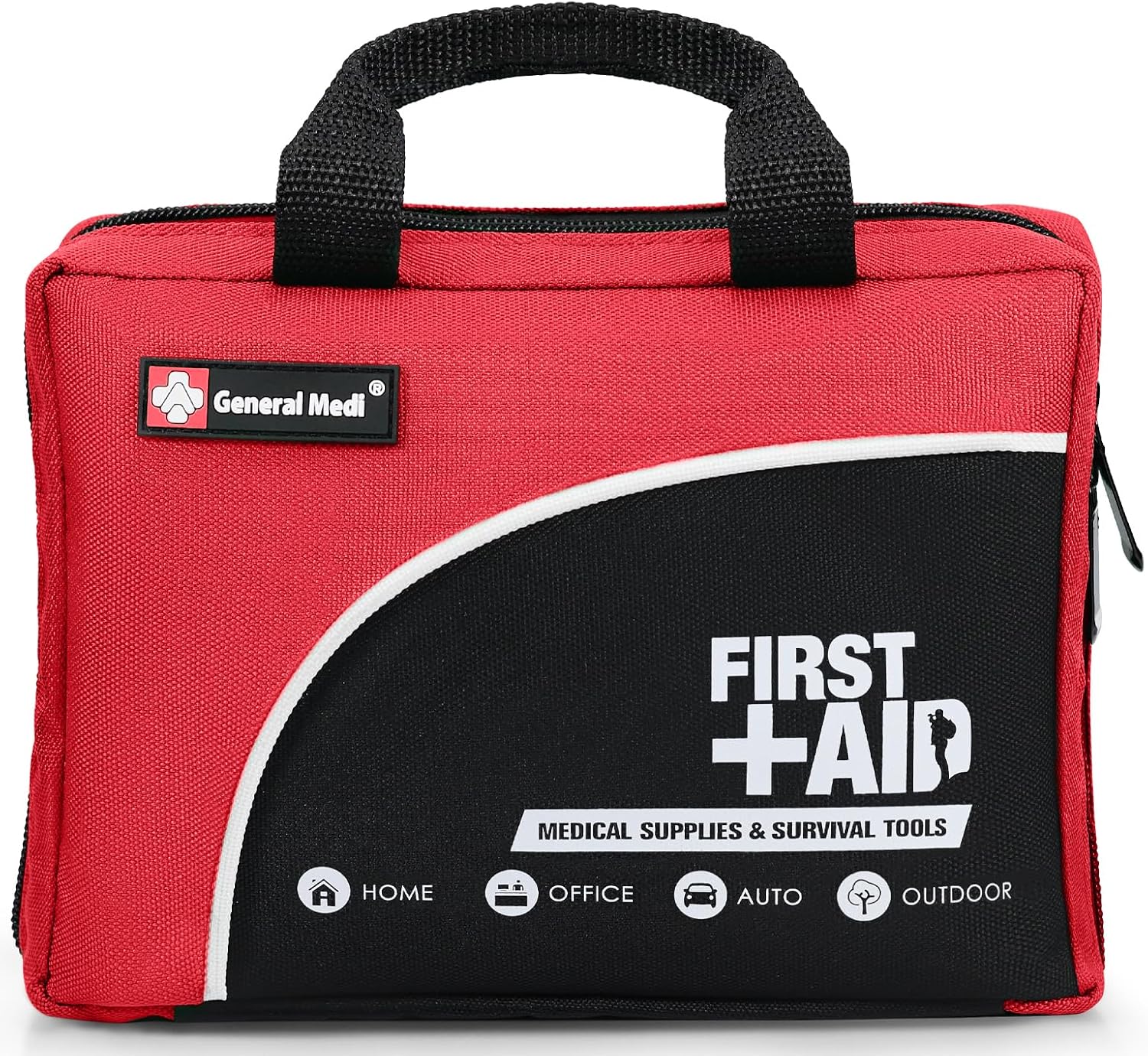 First Aid Kit -160 Pieces Compact and Lightweight - Including Cold (Ice) Pack, Emergency Blanket, Moleskin Pad, Perfect for Travel, Home, Office, Car