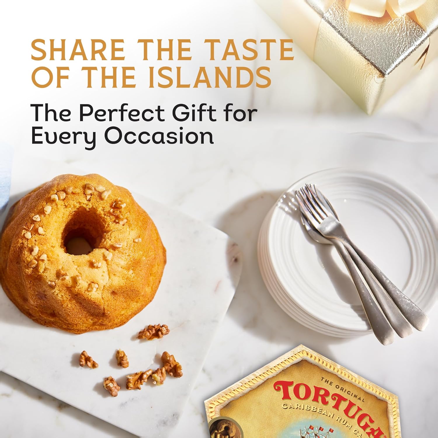 TORTUGA Provenance Rum Cake Variety Pack – 4 oz. - 6 Pack - The Perfect Premium Gourmet Gift for Stocking Stuffers, Gift Baskets